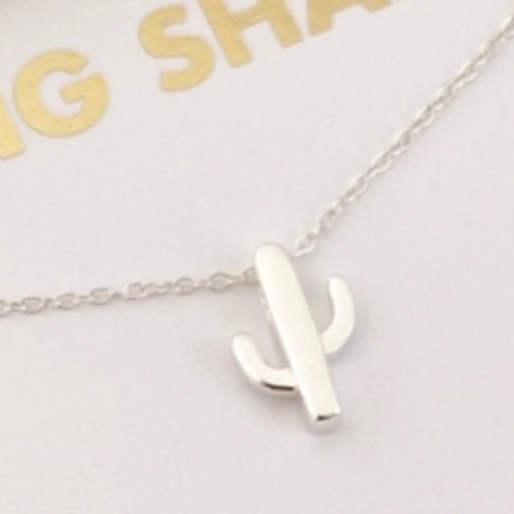 new Thai Mini Cactus ψ 925 SS Pendant Necklace ψ - Picture 7 of 8
